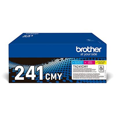 Brother TN241CMY 3-toner-bunt, Cyan / Magenta / Gul, upp till cirka 1400 sidor inklusive kadaun, för skrivare HL3140CW/HL3150CDW/HL3170CDW/DCP9020CDW/MFC9140CDN/MFC9330CDW/MFC9330CDW/MFC9330CDW/MFC9330CDW/MFC9330CDW/MFC9330CDW/MFC99340CDW