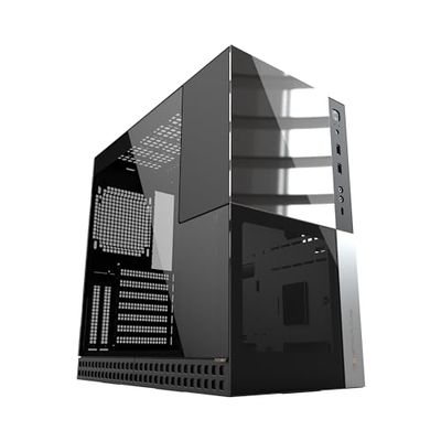 Geometric Future M4 Caliburn Mid/Mini Tower, Caja para Juegos E-ATX/ATX, Vidrio/Acero de 1,2 mm, Tipo C, Montaje Vertical para GPU, GEO-M4-CAL