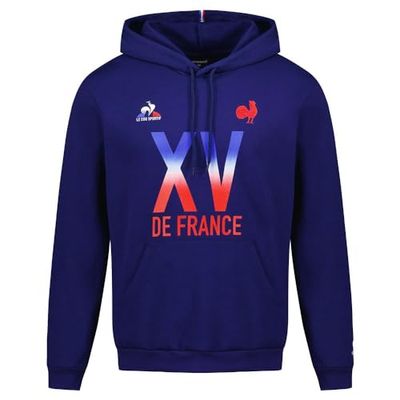 Le Coq Sportif Sweat FFR FANWEAR Hoody N°2 Enfant Bleu FR INT Bleu FR Intense 14 años Niño