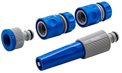 Riegolux 302785 Lanza-set + 3 verbindingsstukken, Bim.1/2"-5/8" Acquastop