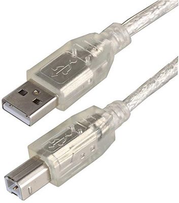 Pro Signal PSG91438 Câble USB 2.0 A vers B 2 m Transparent