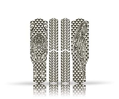 Riesel Design Protections Autocollantes Triangle Arrière Cadre de vélo - Tape 3000 Honeycomb - Maori