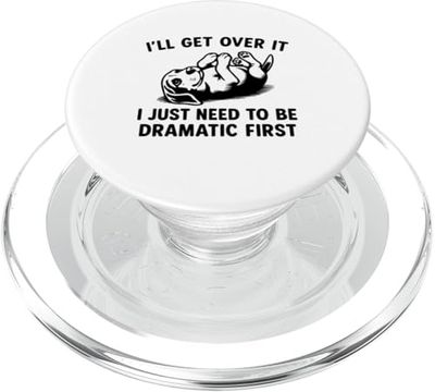 Lo superaré, solo necesito ser dramático primero beagle PopSockets PopGrip para MagSafe