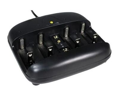 Cargador Universal de Pilas con función de Descarga, Ideal para recargar y prolongar la Vida útil de baterías Recargables.