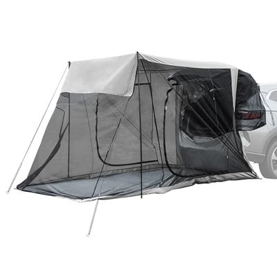 uxcell 1 Lot de Tente de Camping pour SUV, 1 à 4 Personnes, Kaki