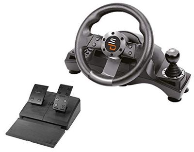 Subsonic - Subsonic - Volant de course Drive Pro Sport avec pédalier, palettes et levier de vitesse PS4, Xbox One, PC, PS3 (tous jeux)