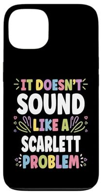 SCARLETT Personalized Women's Gift Custom SCARLETT Case for iPhone 13