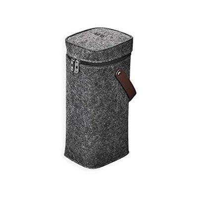 AEG 900 923 284, AACB1 - Borsa per accessori aspirapolvere (100% feltro di lana, design nordico, ampio spazio di archiviazione, massima protezione, grigio)