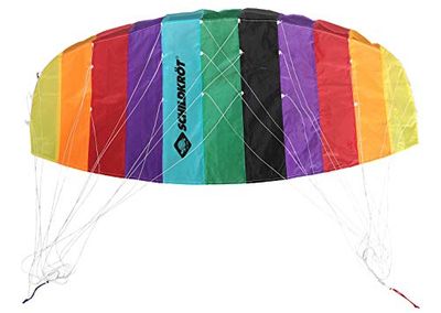 Schildkröt Dual Line Sport Drake, två linor styrmatta, inkl. 25 kp polyestersnöre, 2 x 25 m på vinder med slingor, 3–6 Beaufort