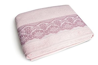 Excelsa Country Spa Serviette de Douche, Coton, Rose, 39 x 34 x 4 cm