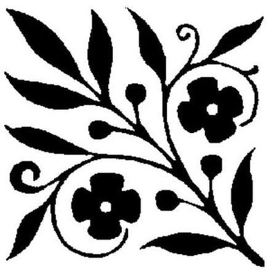 Art Stamps Tampon Motif Floral