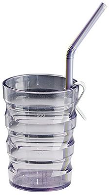 Re-Usable Straw Clips for holding Straws in place on your Glass or Mug No need to hold the Straw in place Straw holders Better control, Less Spillage Simply clip on glass Pack of 5