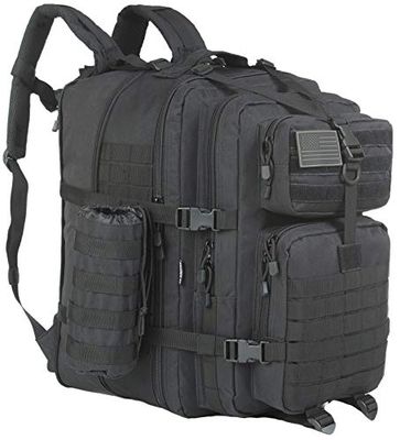 GZ XINXING 64L Grote 3 dag Molle Pack Militaire Tactische Leger Rugzak Bug Out Bag Rugzak Voor Mannen, Zwart, 45L - 64L, Rugzak Rugzakken
