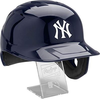 Rawlings Mlbmr-NYY, Casco da Baseball Uomo, Blu Navy/Bianco, Adulto