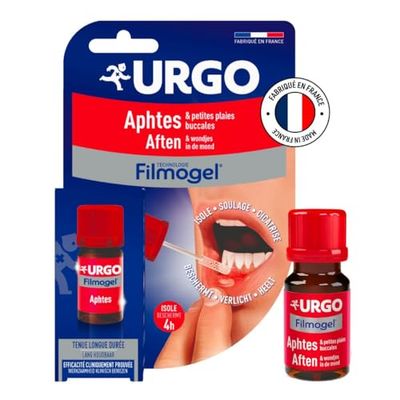 Urgo - Filmogel Aphtes - Spatule - Traitement des aphtes et des petites plaies buccales - 6ml