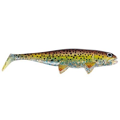 Jackson Rubberen vis snoekvissen aas -he Big Fish 23cm. Kleur Trout. Visaas Shad. Profi XL snoekaas en meerval aas. Groot rubberen aas Softbait