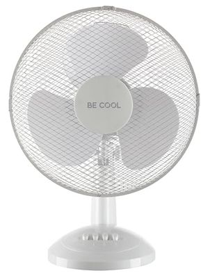 Be Cool Tafelventilator 30 cm BC12TF – Ø 30 cm, 35 watt, 3 windmodi, wit