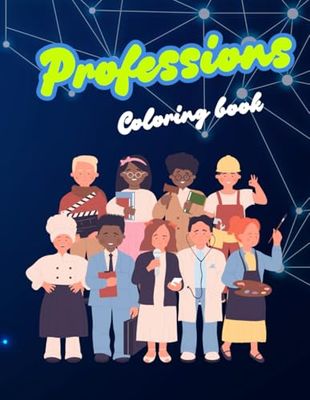 Professions Coloring Book