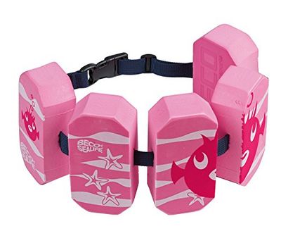 Beco 96071-4 - Zwemgordel met 5 drijvers, zwemhulp voor peuters van 2 tot 6 jaar, 15-30 kg, roze, TÜV en GS gecertificeerd