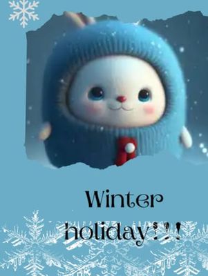 Winter holiday!!! journal