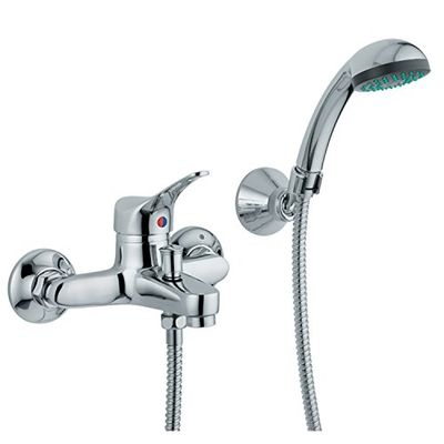 Ambrosiana SEI14020000 Rubinetto Miscelatore Vasca Esterno, Cromo