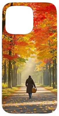 Otoño Otoño Vintage teléfono Caso Lindo otoño Femenino estética Carcasa para iPhone 15 Pro MAX