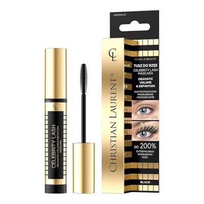 Christian Laurent Pour La Beaute - Mascara instantánea de volumen y separación de pestañas de celebridades