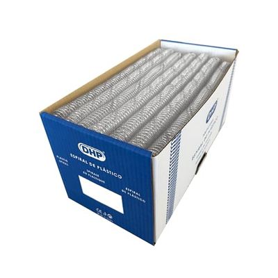 DHP - Kunststof spiraal, stap 5:1, 20 mm, transparant (doos 100 stuks)
