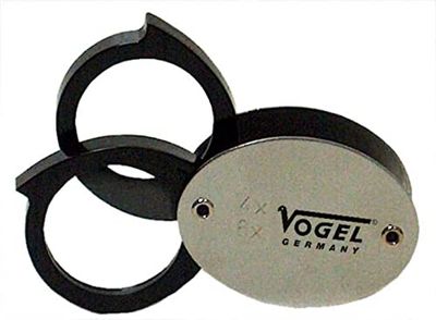 VOGEL 600159 - Juego de lupas de precisión - Diámetro lente Ø 30 mm - Aumento 4X + 6X = 10x