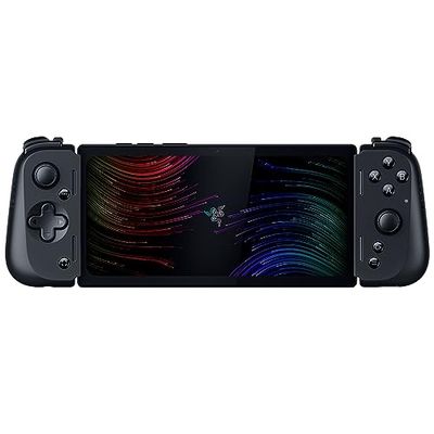 Razer Edge - Android Gaming Handheld met Kishi V2 Pro Controller (Qualcomm Snapdragon G3X Gen 1, 6,8 inch 144Hz AMOLED FHD+ Touchscreen Display, HyperSense Haptics, PC, Xbox en Cloud Gaming) Zwart