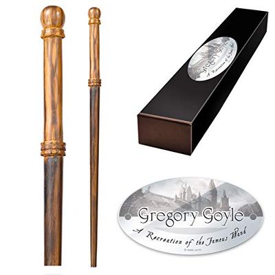 The Noble Collection - Gregory Goyle Character Wand - 14in (36cm) Wizarding World Wand with Name Tag - Harry Potter Film Set Movie Props Wands