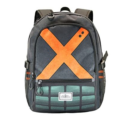 Karactermania My Hero Academia X-FAN HS Fight Backpack, Grey