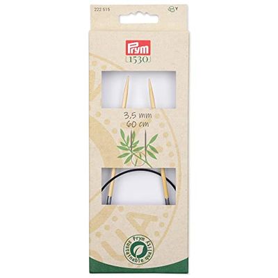 Prym Knitting Needles, Bamboo, Natural, One Size