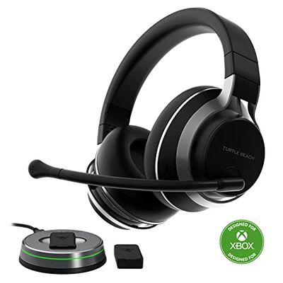 Turtle Beach Stealth Pro Casque de jeu san fil multiplateforme Bluetooth avec Suppression Active pour Xbox Series X|S, Xbox One, PS5, PS4, PC, Switch & Mobile [Licence officielle pour Xbox]