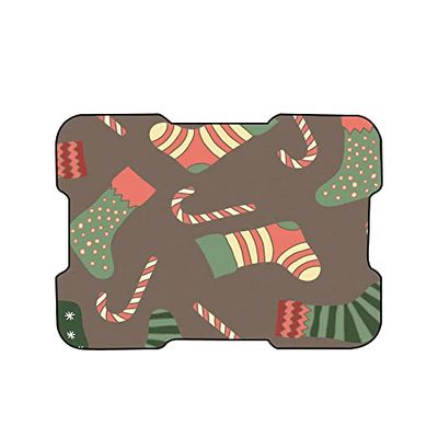 Bonamaison, Digitaal bedrukte muismat, antislip onderkant, voor kantoor en thuis, afmetingen: 22x18 cm