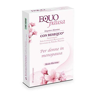 Equopausa Complete Integratore alimentare per la menopausa e rilassamento. Controlla le vampate di calore, insonnia e sbalzi d’umore. Formula brevettata. Senza glutine. Soja naturale
