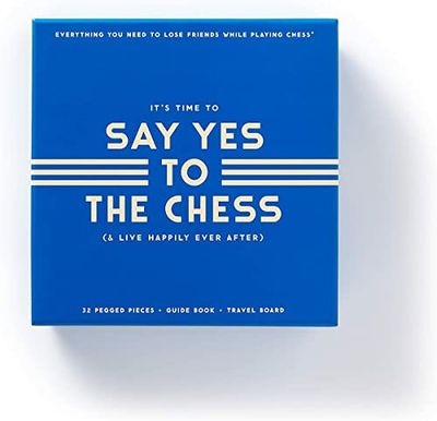 Brass Monkey Say Yes to The Chess Game Set