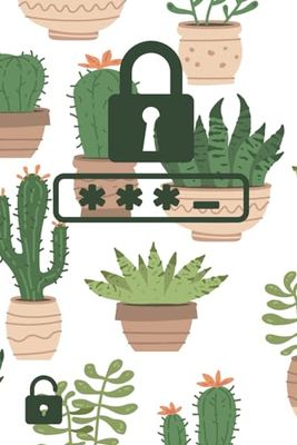 Quaderno per le tue password: Per tutti gli smemorati - cover Cactus C