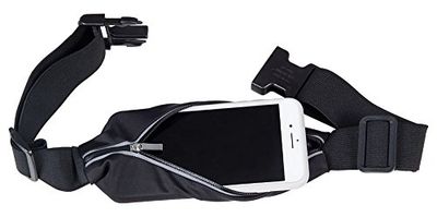 PFIFF Riñonera para Correr, con Banda elástica Ajustable, Impermeable, para Fitness, Correr, Correr, Viajes, Ciclismo