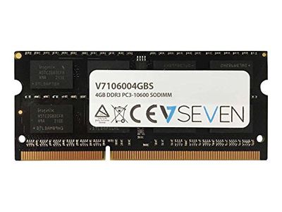 V7 V7106004GBS V7 4GB DDR3 PC3-10600 - 1333mhz SO DIMM Notebook módulo de memória - V7106004GBS