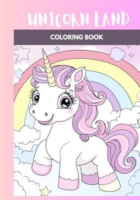 Unicornland: Coloring book for kids