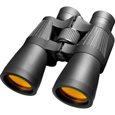 Barska X Trail Reverse Porro - Binocolo 10 x 50, con prisma di Porro, ingrandimento vario, ottiche rivestite, grandangolare, grandi obiettivi, armatura in gomma, impugnatura antiscivolo, custodia per