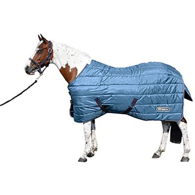 John Whitaker Azul Whitaker-Alfombra Acolchada de Lupin de 200 g, Color Caballo y Pony, Unisex, 5'9
