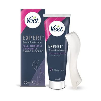 Veet Expert Crema Depilatoria Gambe e Corpo Pelli Normali e Sensibili 1ml