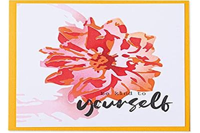 Sizzix Layered Stencils 4PK-Painted Flower by Olivia Rose, 665264, Multicolor