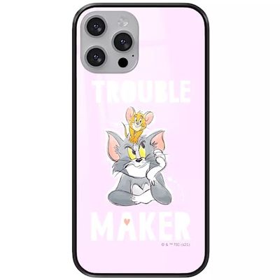 ERT GROUP mobiltelefonfodral för Apple Iphone 13 originalt och officiellt licensierat Tom & Jerry mönster Tom & Jerry 006 tillverkad av härdat glas, skyddsfodral