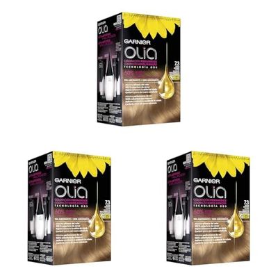 Garnier Olia Olia Coloration Permanente 7.3 Blond Doré Teinte (Lot de 3)