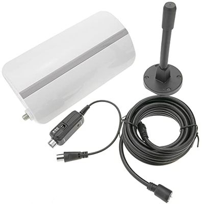 BeMatik - 20dB UHF VHF TV DTT buitenpaneel antenne