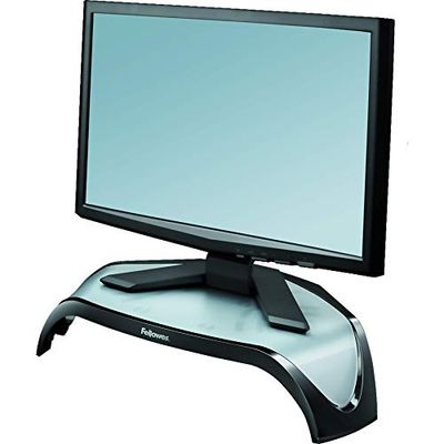 Fellowes - Smart Suites - Soporte Elevador para Monitor de Ordenador de sobremesa y portátil, Ajustable en Altura