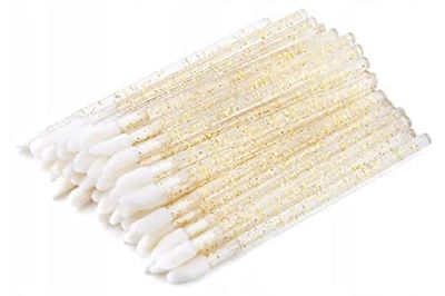 kosmetische veloursapplicator goud 250pc, kosmetische veloursapplicator roze 250pc, kosmetische veloursapplicator goud 250pc